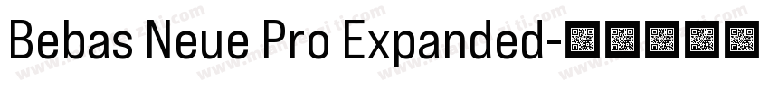 Bebas Neue Pro Expanded字体转换